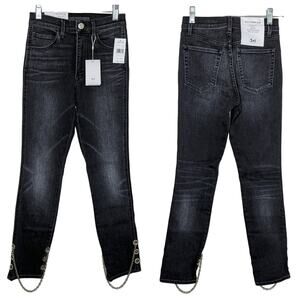 3x1 Bijou Chain Stirrup Skinny Jeans - Sz 23 - NWT